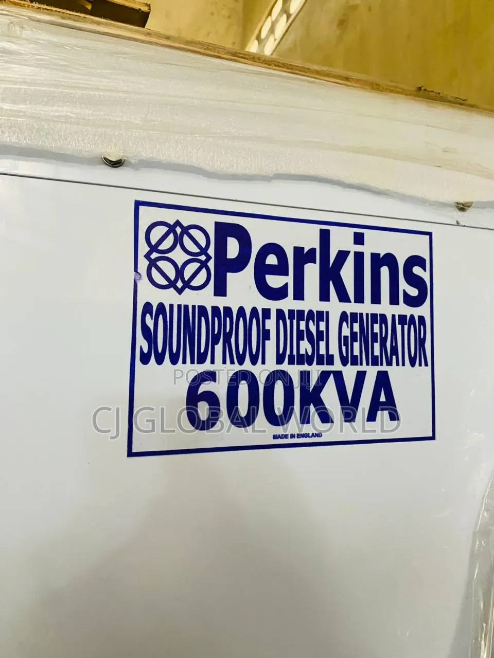 600kva Perkins Soundproof Generator