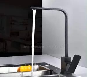 Black Kitchen Sink Mixer Tap
