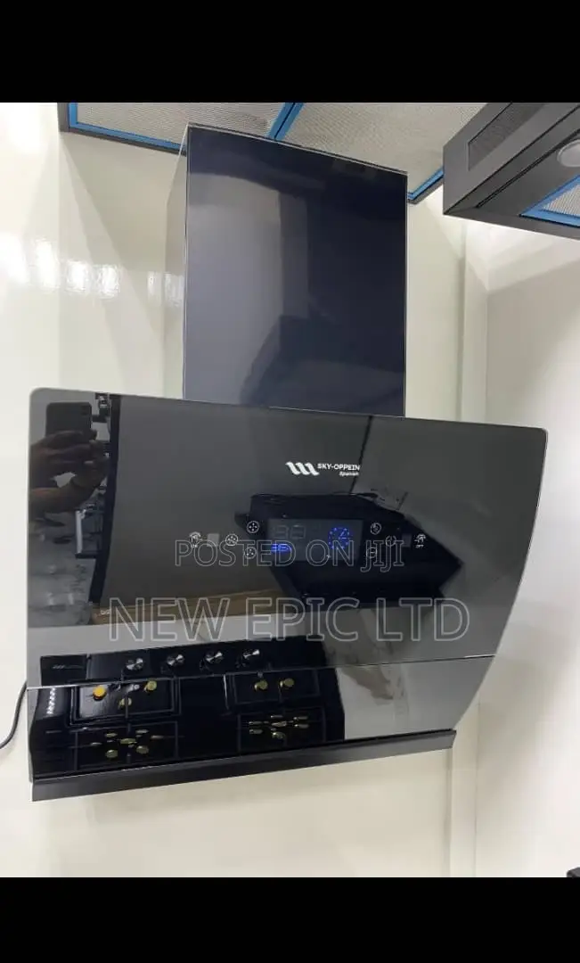 Extractor Black Kitchen Hood Range