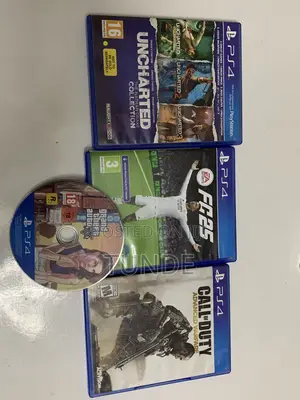GTA5,Uncharted,COD,FC25 for PlayStation4 Available for Sale