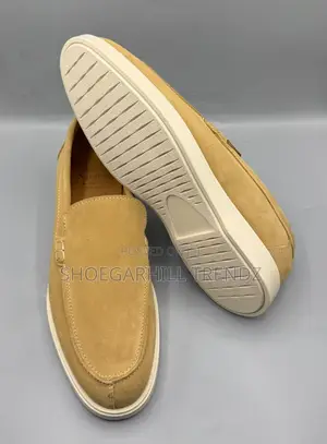 Mens Italian Nazaren Carelli and Voile BLanche Suede Loafer Sneakers