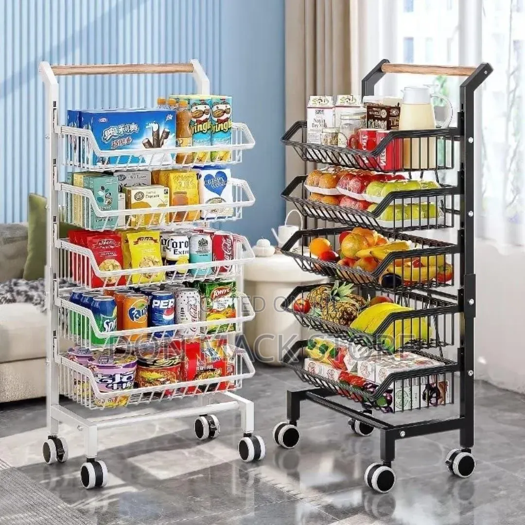 Multi Purpose Kitchen Trolley Storage Organizers 4Layers.
