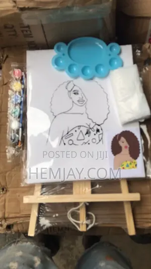 Quality Sip and Paint Canvas Kit/Set (Available in Different Designs)