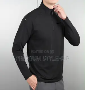 Black Long Sleeve Gym Shirt