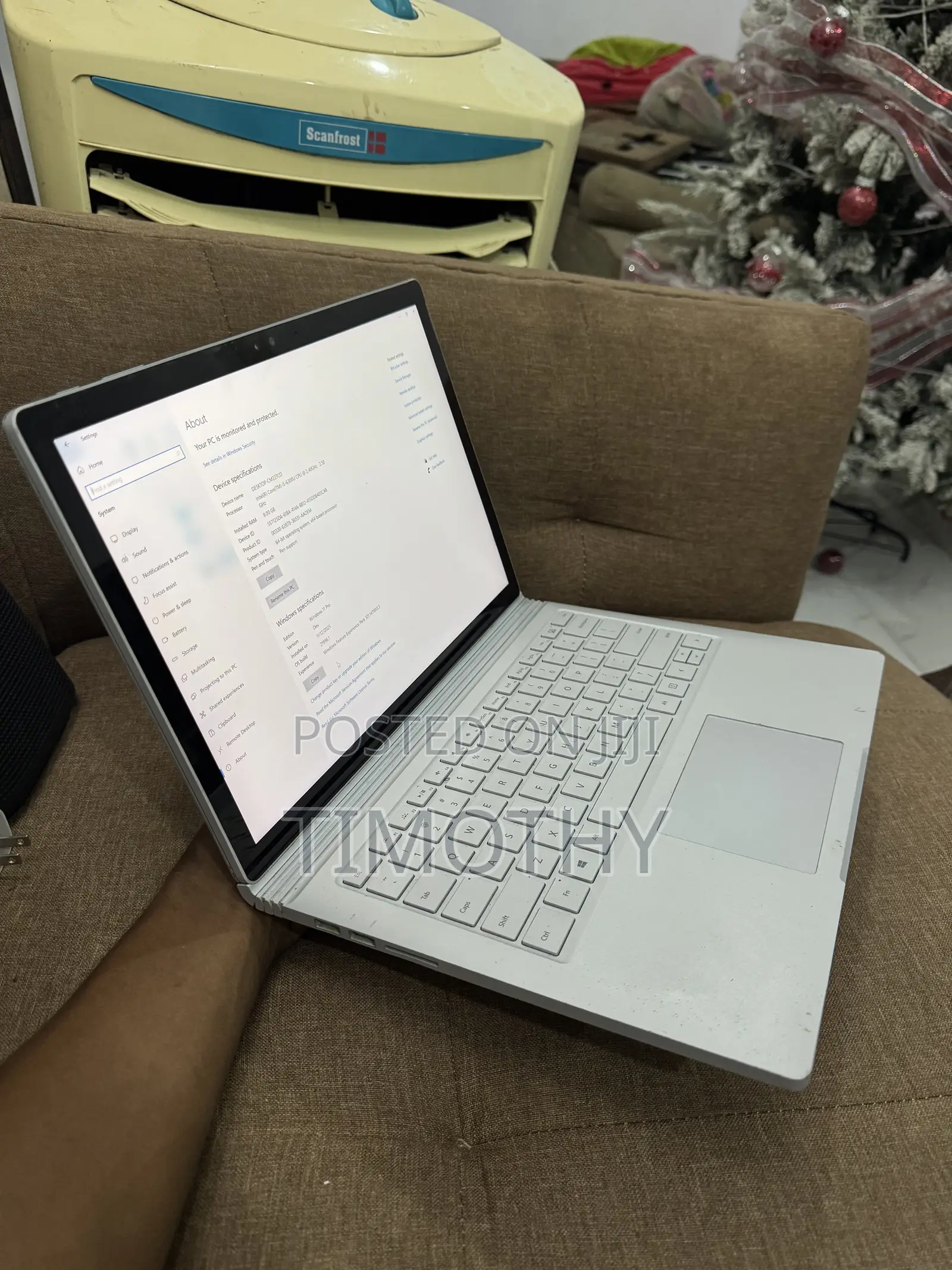 Laptop Microsoft Surface Book 8GB Intel Core i5 SSD 128GB