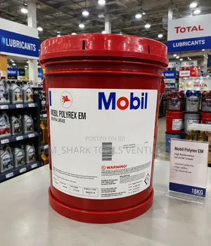 18kg Pail of Mobil Polyrex EM High-Performance Industrial Grease