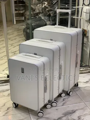 Premium Aluminum 3-in-1 Trolley Suitcases