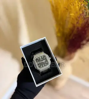 Matturi Square Leather Mens Watch