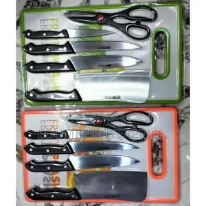 Cutting Board With Knife Set
