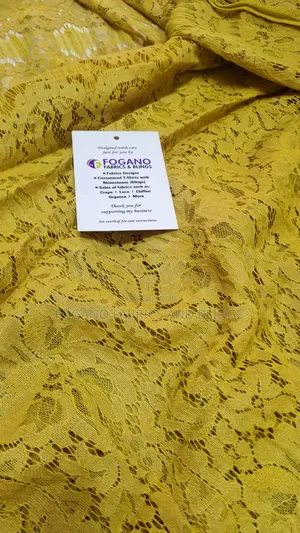 Mustard Yellow Lace