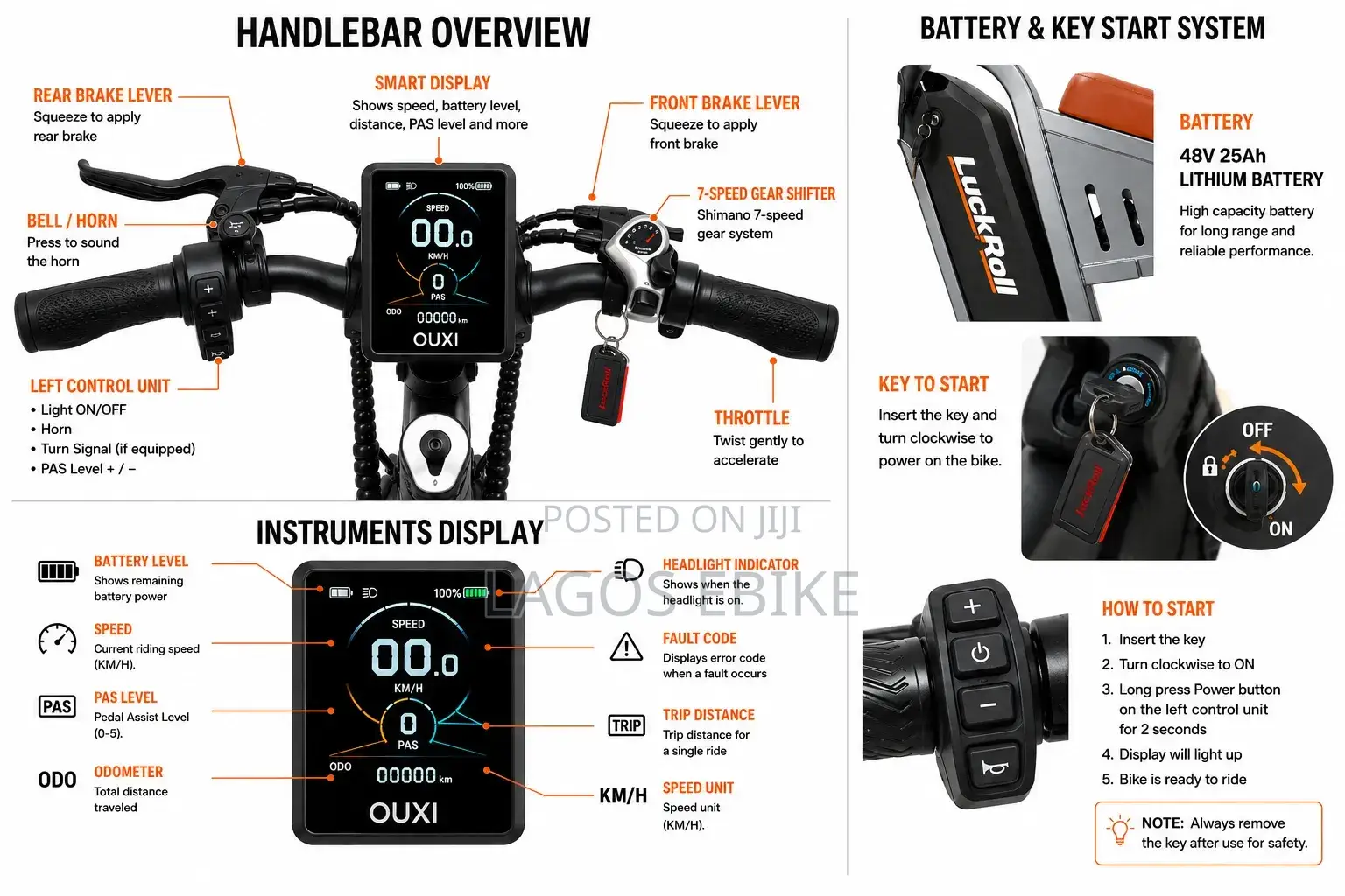 E-Bike Ouxi Electric Bike