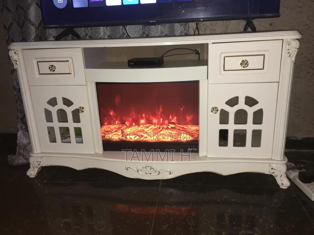 Imported TV Stand Fire Display
