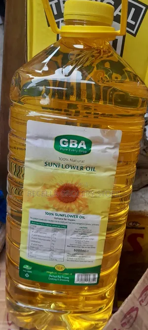 GBA Sunflower Oil 5litres ×4