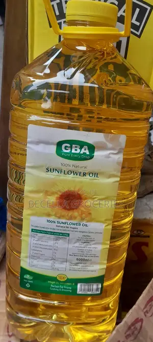 GBA Sunflower Oil 5litres ×4
