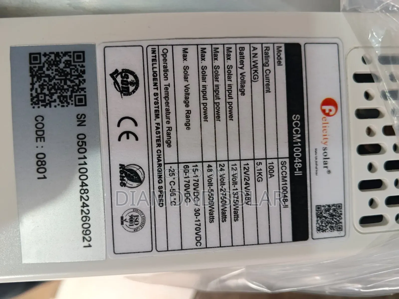 100amps 48v Felicity Solar Charge Controller