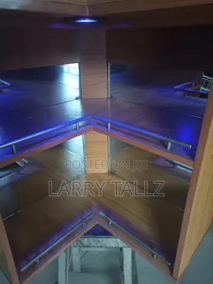 A Clean Used Wine Bar With Led Display Light for Sell