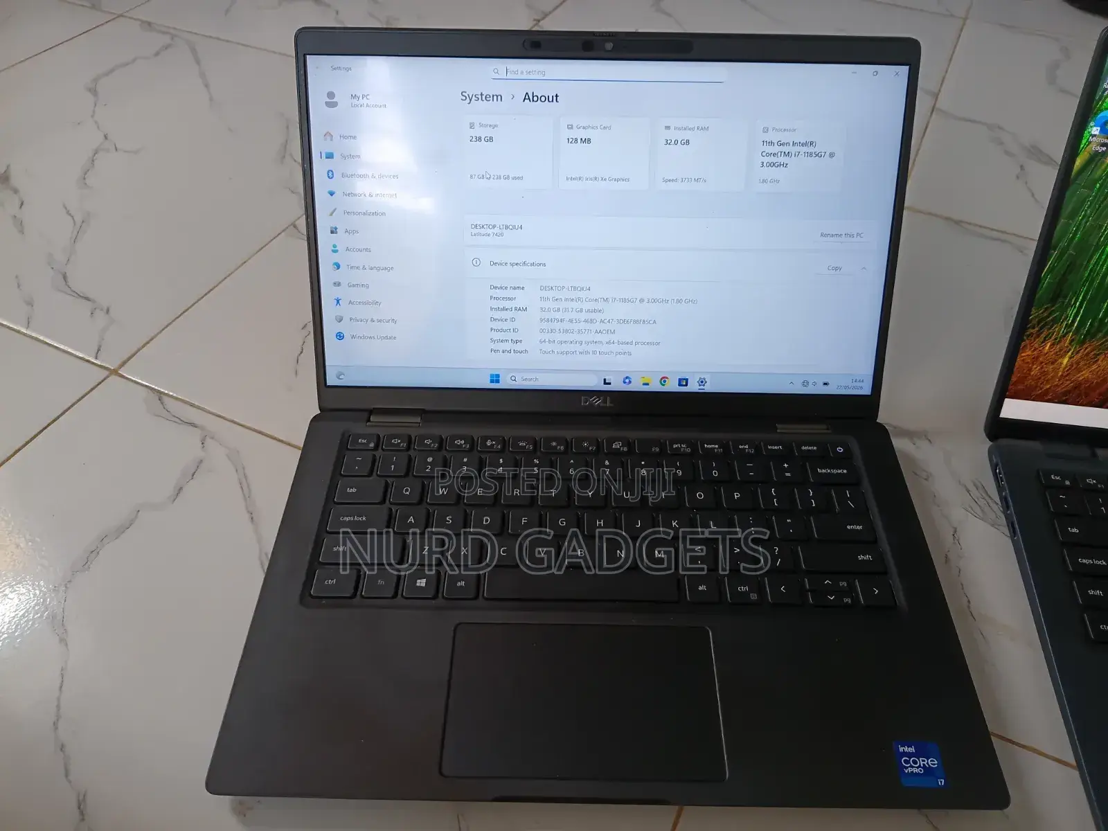 Laptop Dell Latitude 7420 32GB Intel Core i7 SSD 256GB