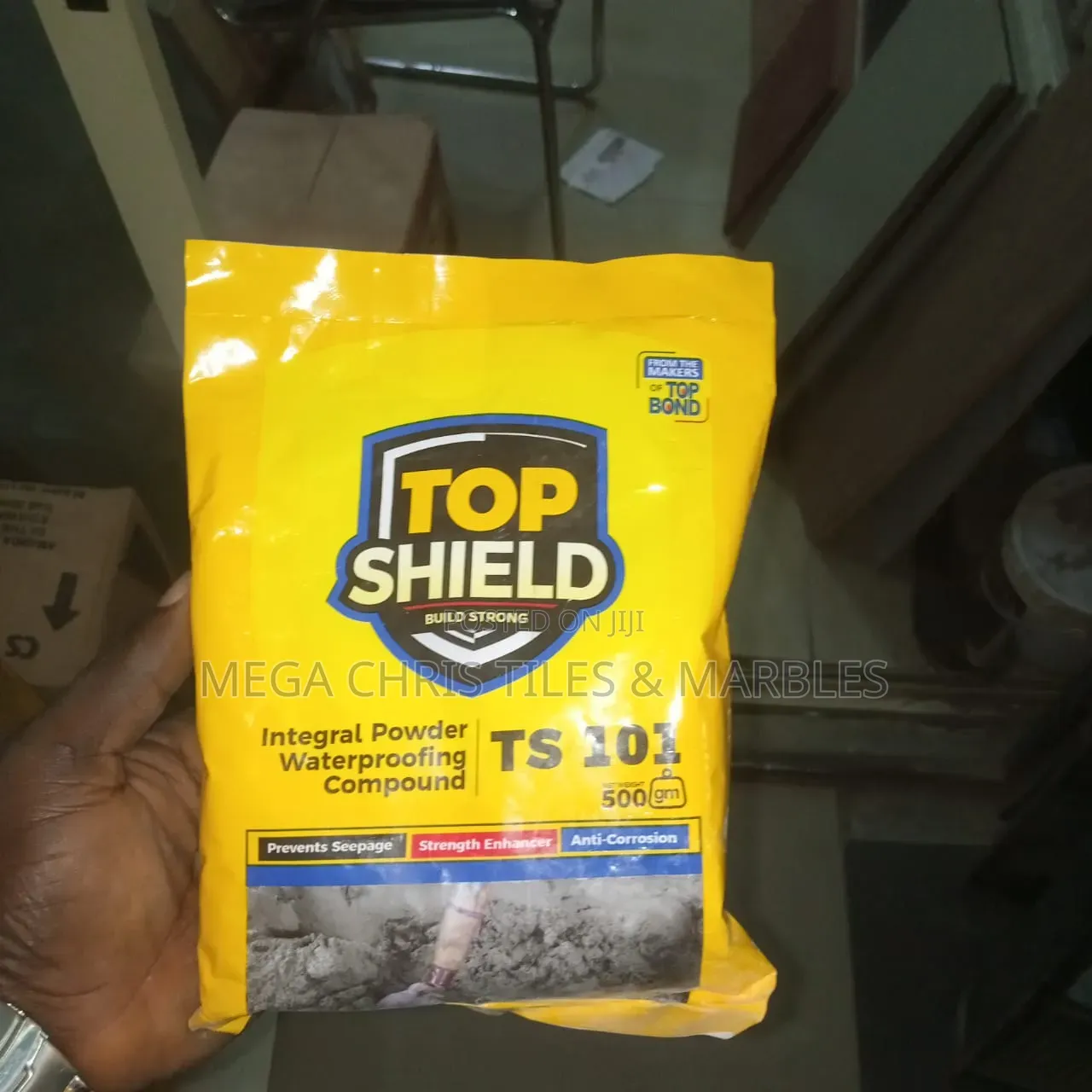 Water Seal Cement Both Liquid and Powder.