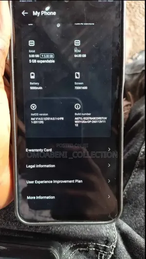 Itel A80 64 GB Black