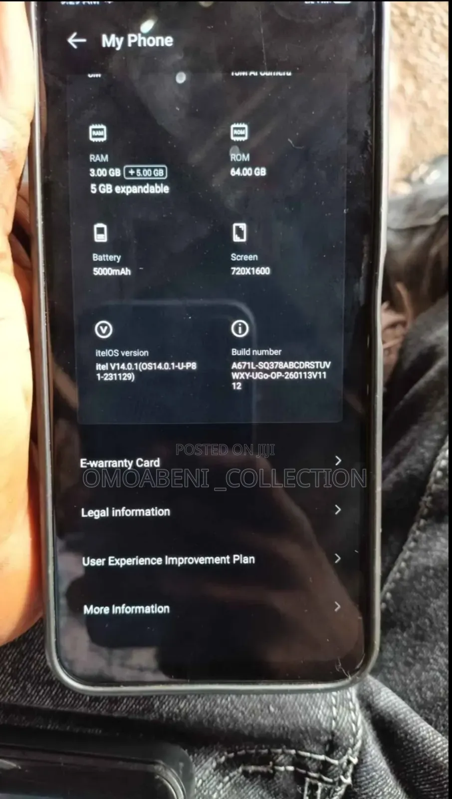 Itel A80 64 GB Black