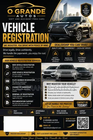 Vehicle Registration Made Easy With O GRANDE AUTOS!