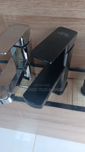 Single Taps for Your Bathroom and Dinnings,anti Rust Black.