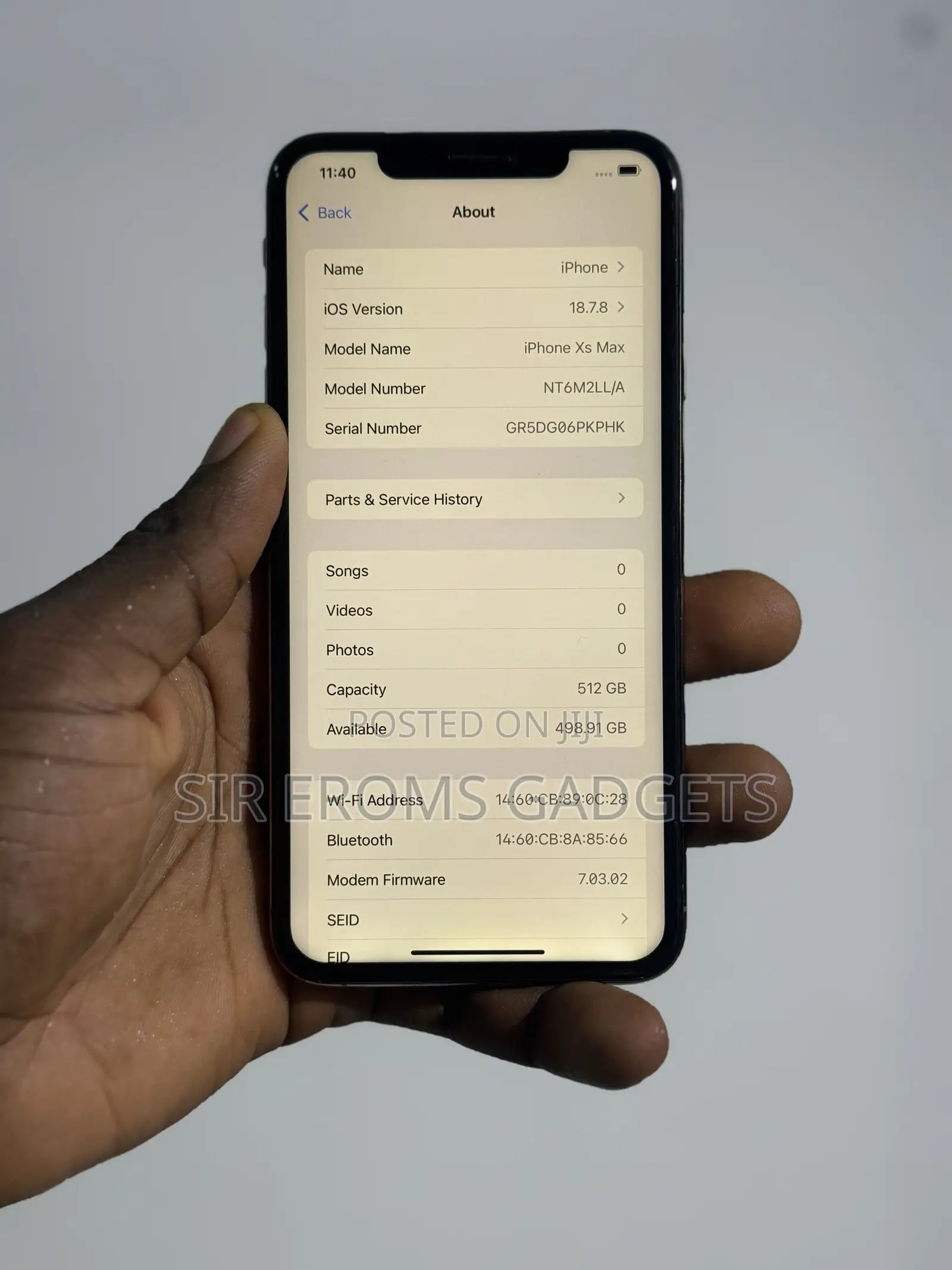 Apple iPhone XS Max 512 GB Gold