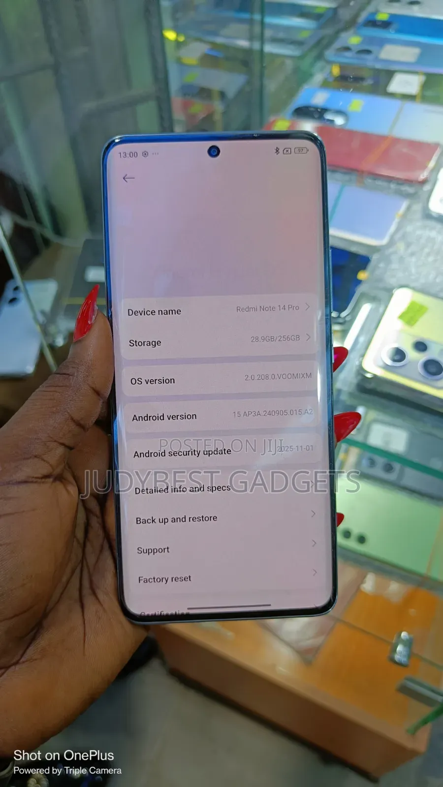 Xiaomi Redmi Note 14 Pro 5G 256 GB Blue