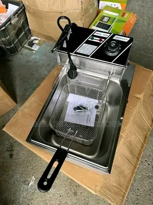 Single Basket Electric Deep Fryer With Tap