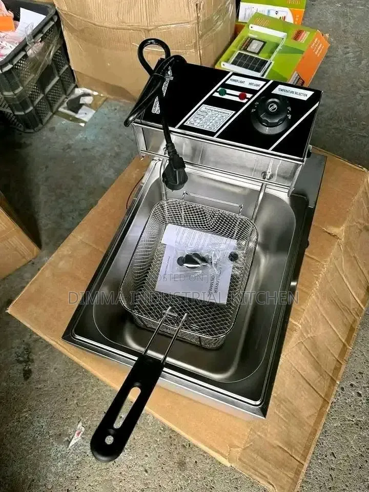 Single Basket Electric Deep Fryer Machine