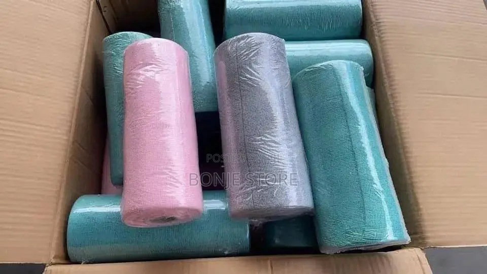 Reusable Cleaning Household Microfiber Towel Rolls - 20 Sheet Per Roll