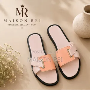 Luxury Ladies Flat Slide | Premium Comfortable Fashion Footwear