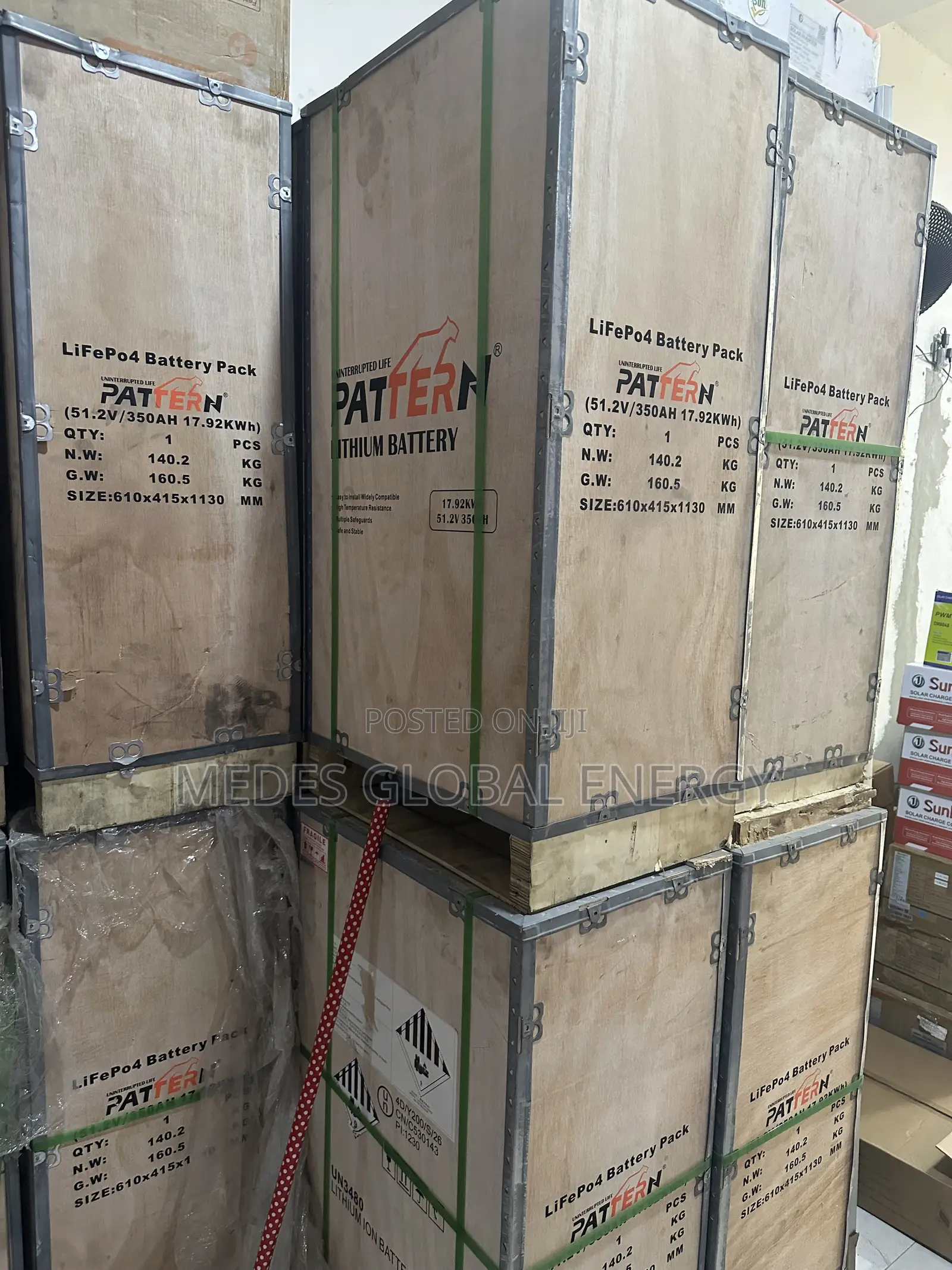 17.92kwh 51.2v Pattern Lithium Ion Battery “