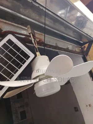 Solar Ceiling Reachageble Fan