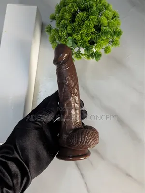 7 Inches Dildo Dark Brown Sex Toy for Women