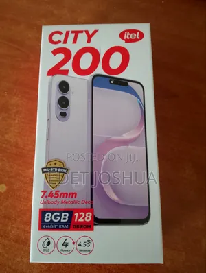 Itel City 200 128 GB Black