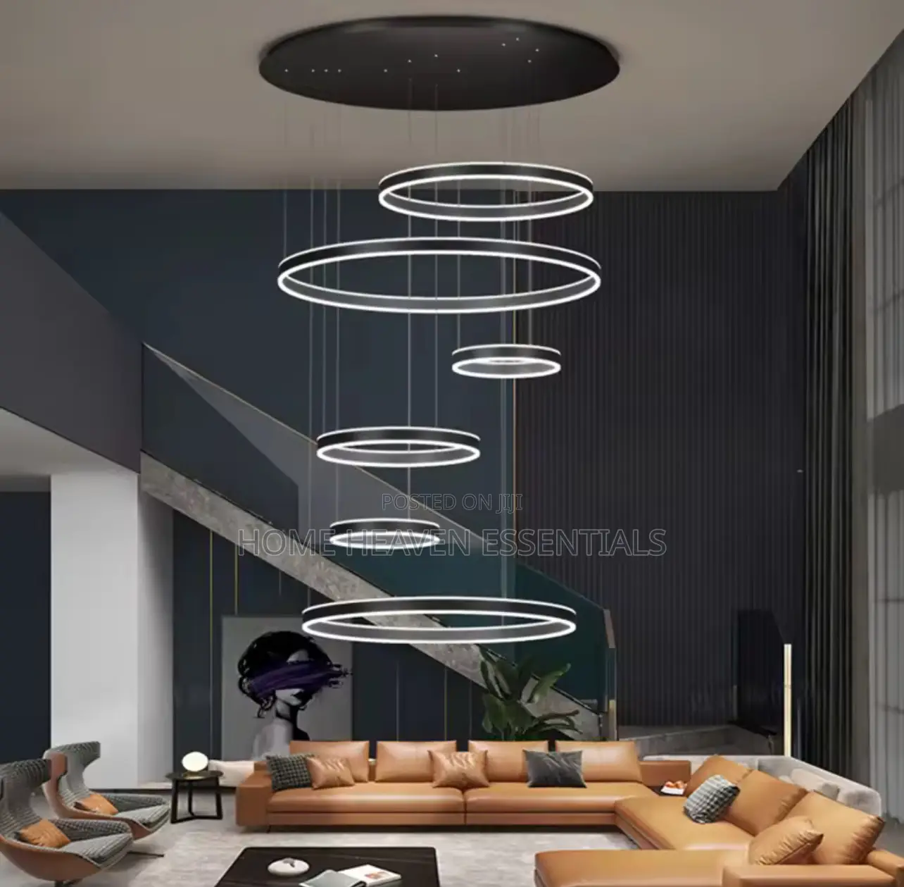 Modern Adjustable Nordic Home Decor Staircase Chandeliers