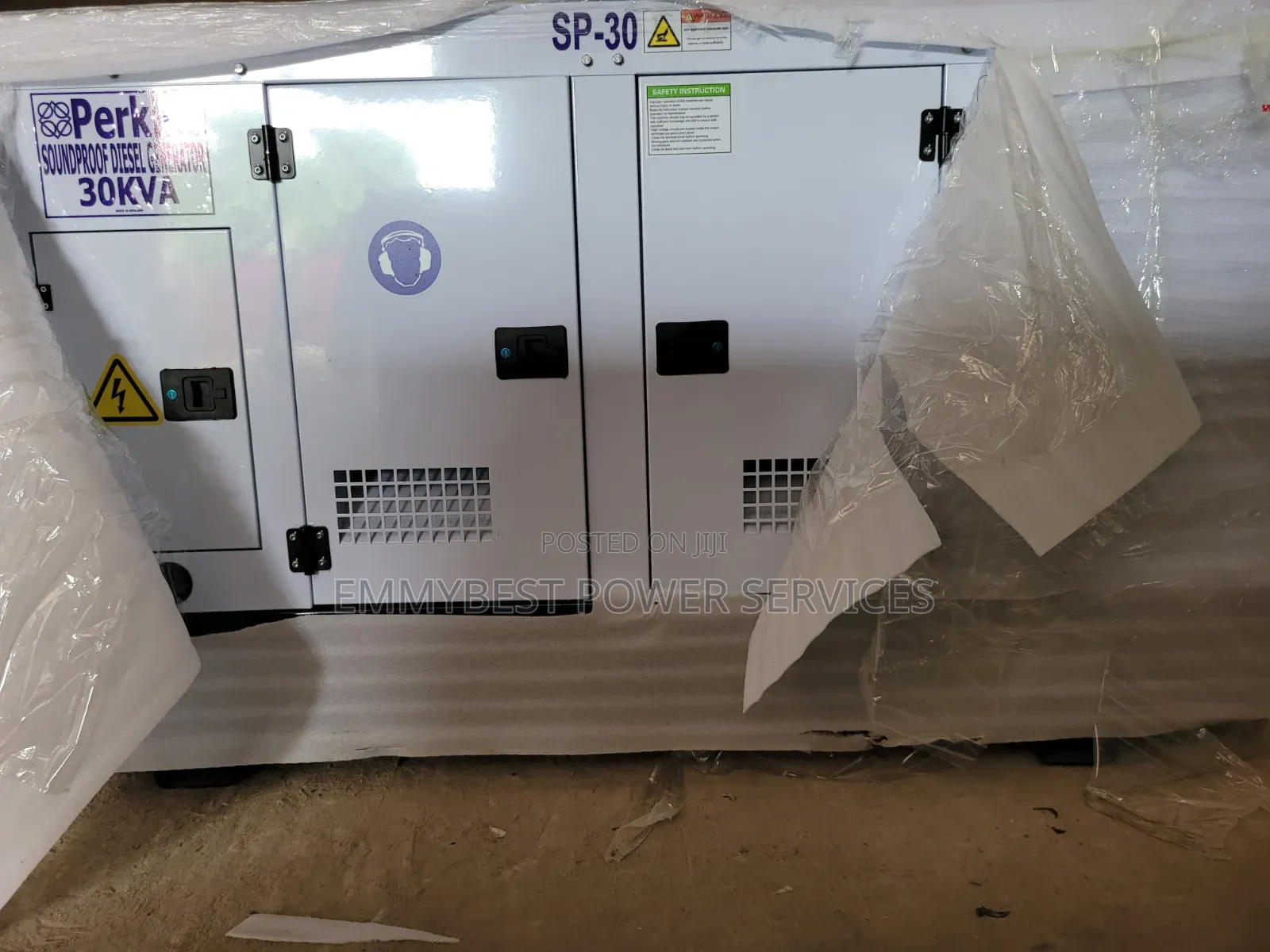  30kva Perkins Generator, Full Protection Included