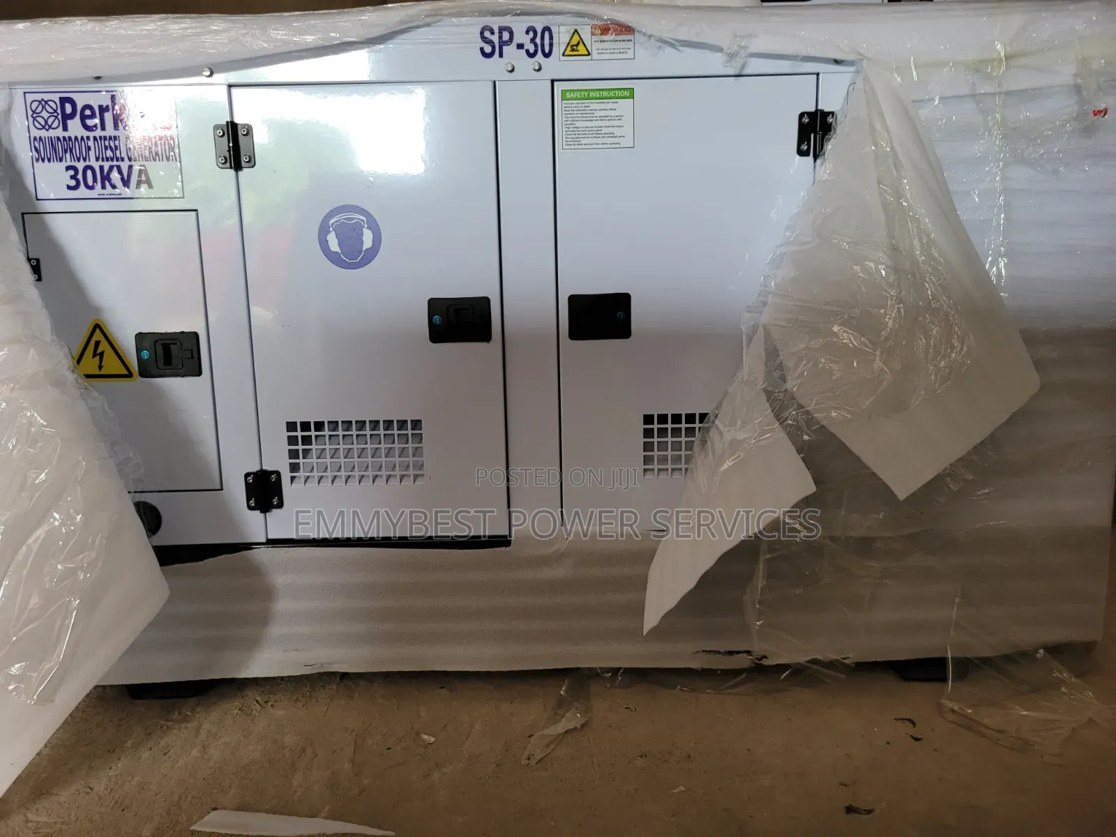  30kva Perkins Generator, Full Protection Included