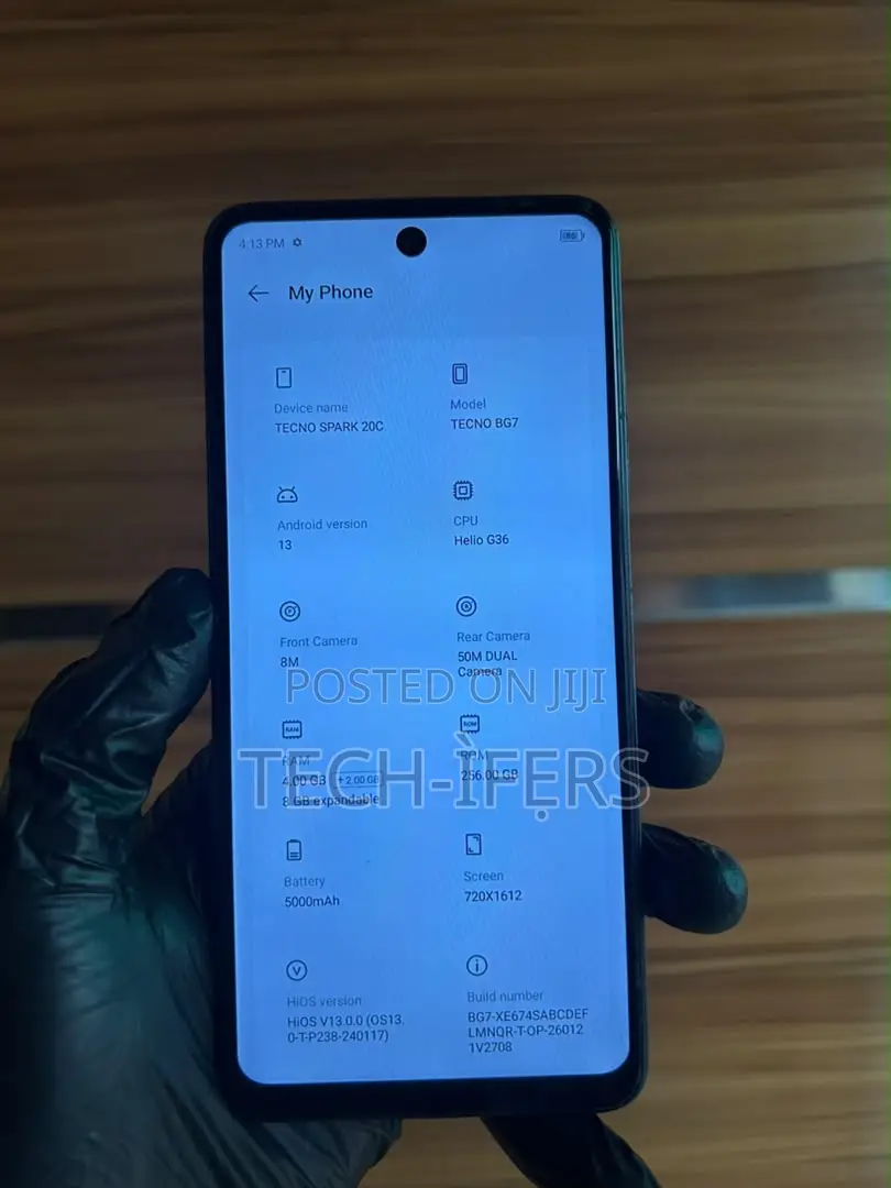 Tecno Spark 20C 256 GB Black