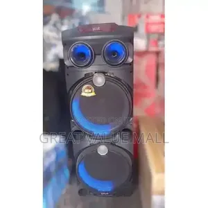 EXLG Rechargeable 12000W Heavy Bass High Power Double 12inches Speaker