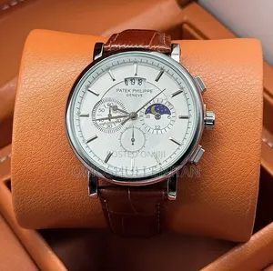 Patek Phillipe Leather Chronograph Strap Available