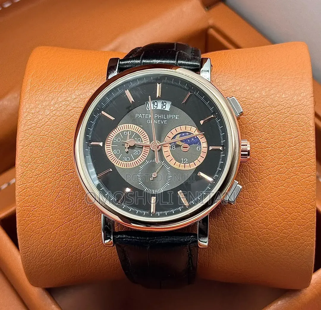 Patek Phillipe Leather Chronograph Strap Available