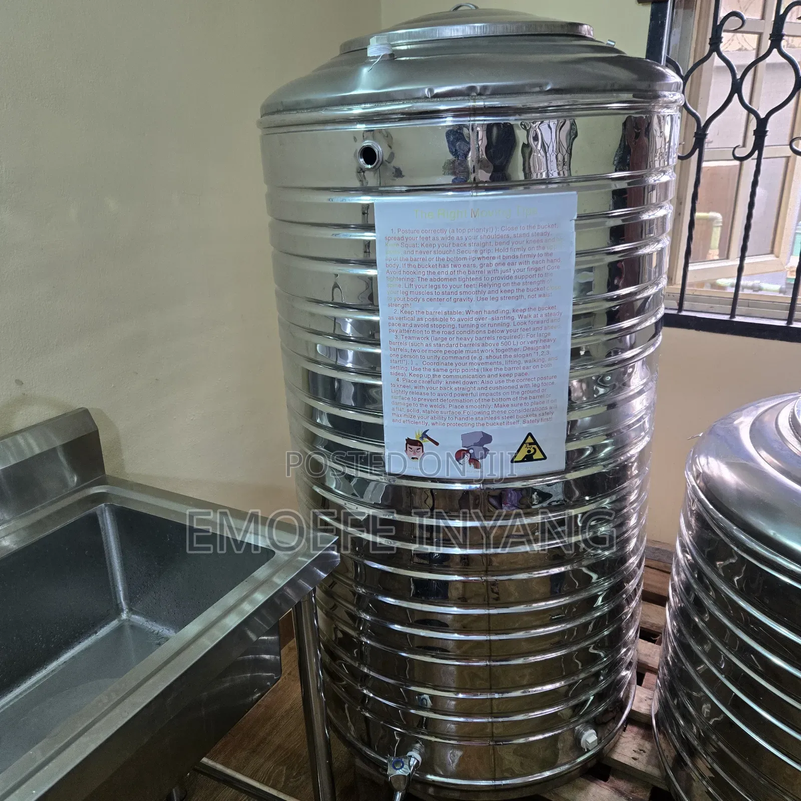 Water Tank Stainless Steel