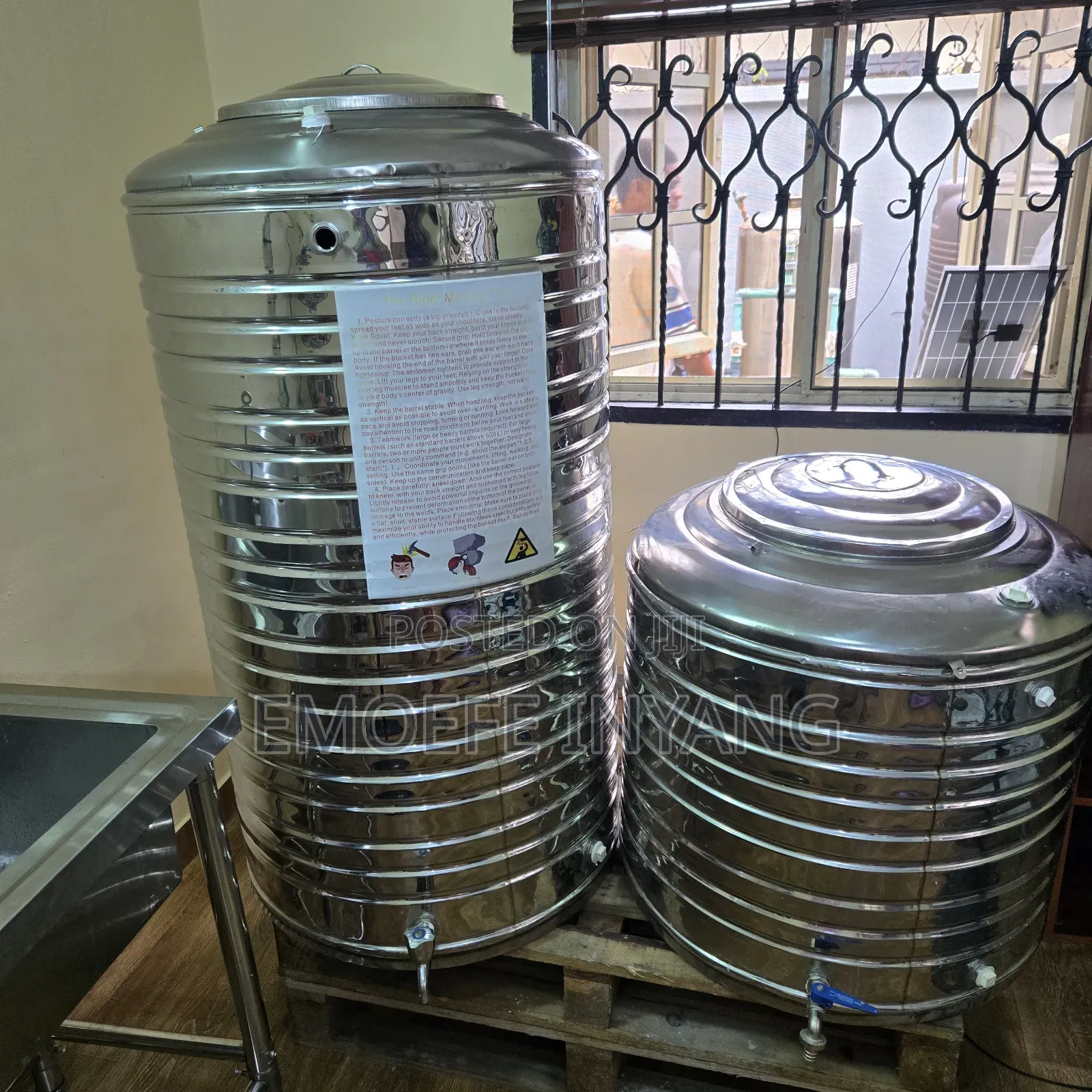Water Tank Stainless Steel
