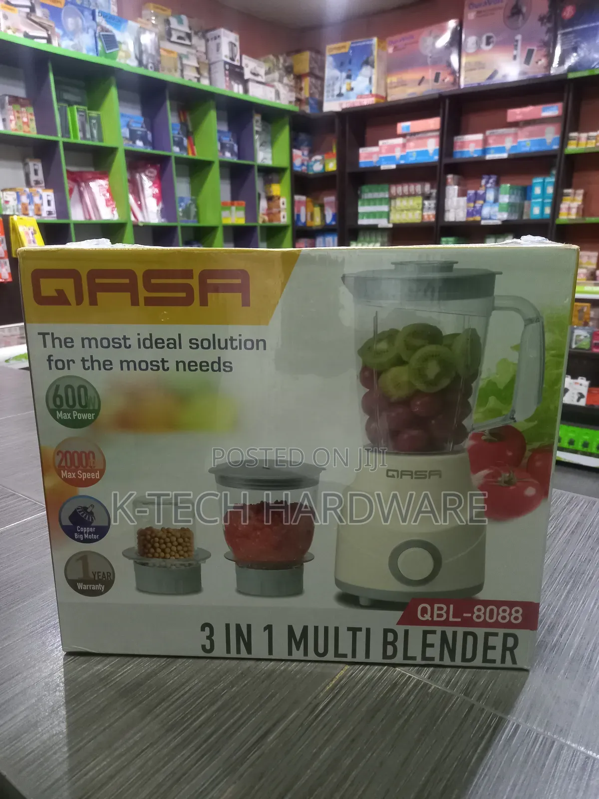 Qasa 3 in 1 Multi Blender QBL-8088