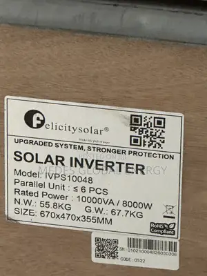 10kva 48v IVPS Felicity Solar Inverter!!