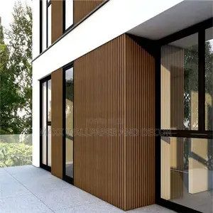 Premium Waterproof Exterior Wall Cladding Panels (Wood Finish)