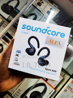 Soundcore by Anker Sport X20 FlexFit Ear Hook for a Secure Fit