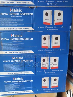 Haisic 15kVA 48V Hybrid Solar Inverter Pure Sine Wave High Efficiency